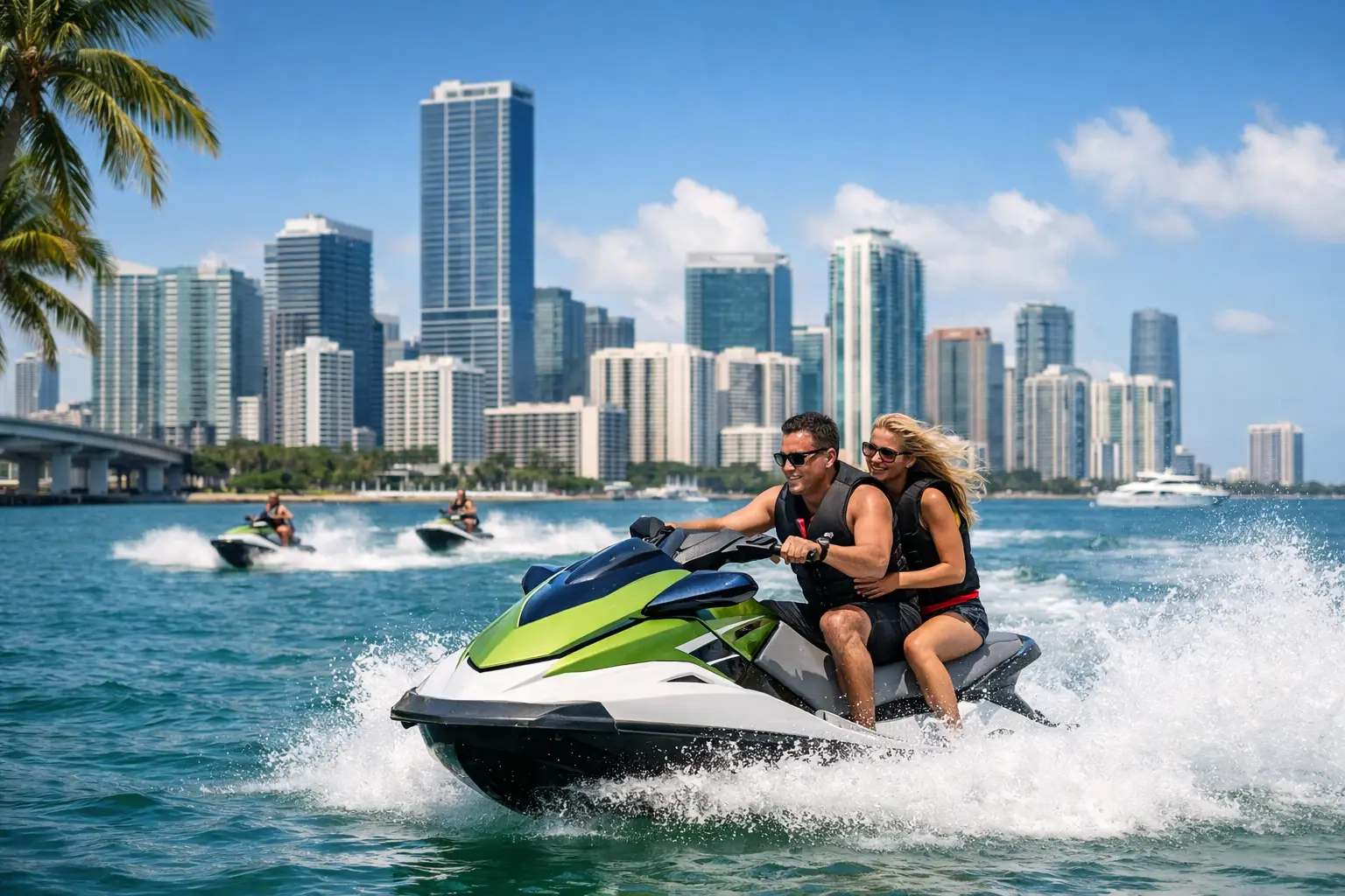 No Restricted Zone Jet Ski Rental in Miami